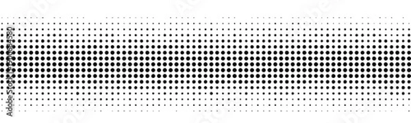 Fototapeta Abstract monochrome grunge halftone pattern. Vector illustration	
