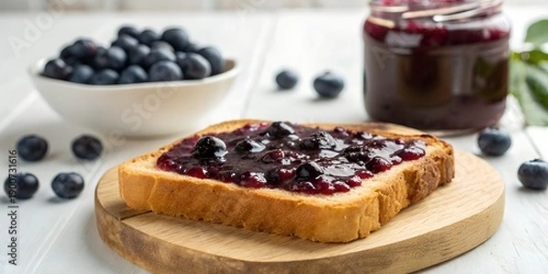 Obraz Huckleberry Jam Toast