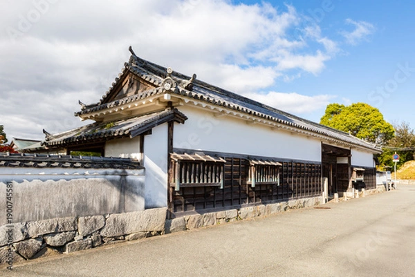 Obraz 大石邸長屋門　兵庫県赤穂市