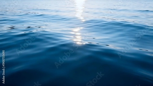 Obraz Sunlit Calm Ocean Surface