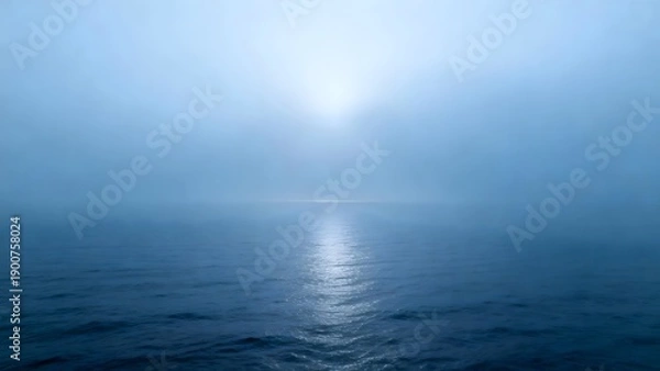 Obraz MistyOceanHorizonGlow