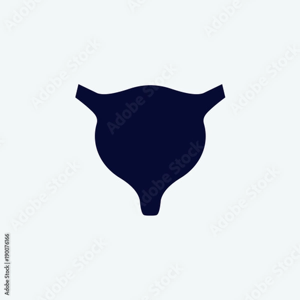 Obraz bladder icon, Vector illustration. organ icon vector