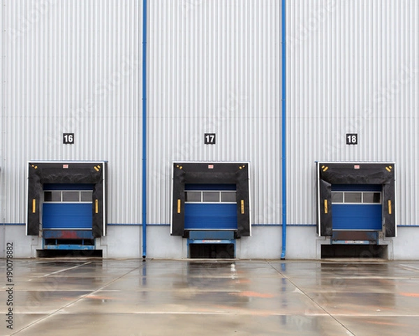 Fototapeta Loading docks