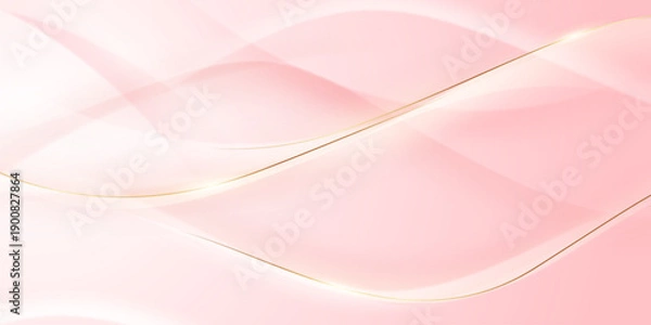 Obraz Modern pink abstract design background. Vector illustration.