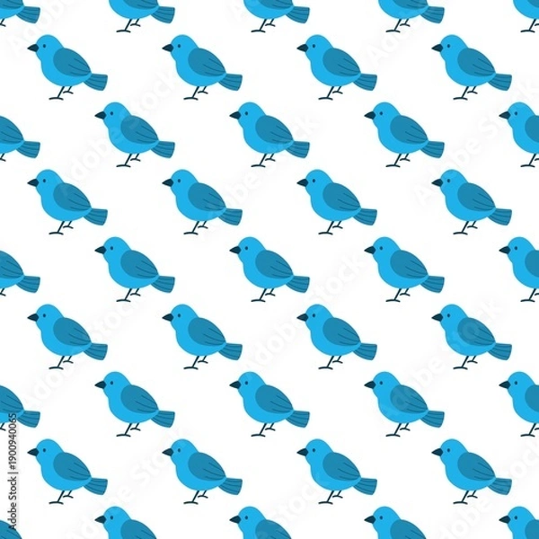 Obraz seamless pattern with birds