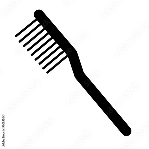Obraz Comb vector silhouette