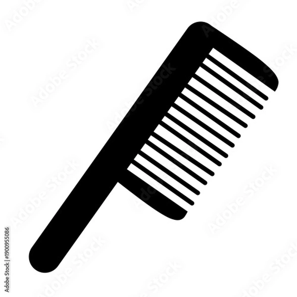 Obraz Comb vector silhouette