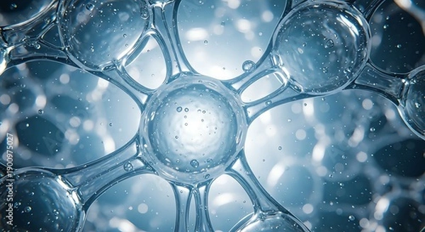 Obraz water drops on glass