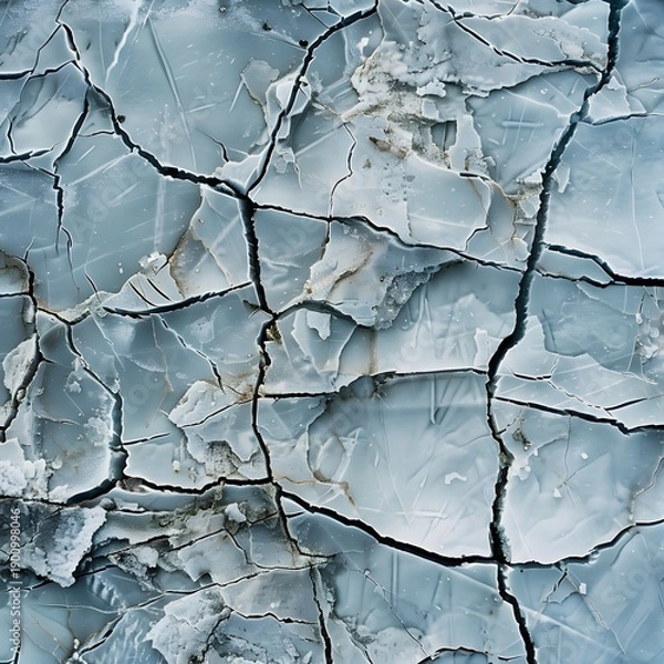 Obraz Permafrost cracks