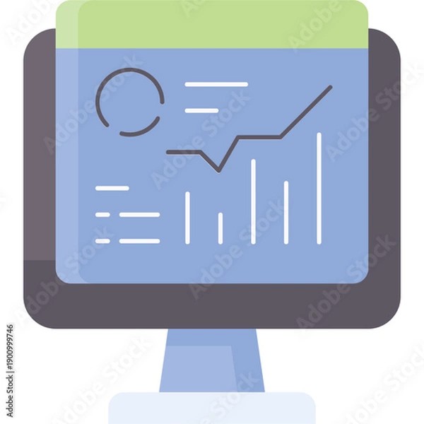 Obraz Revenue Dashboard Illustration