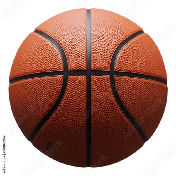 Obraz basketball isolated on white background