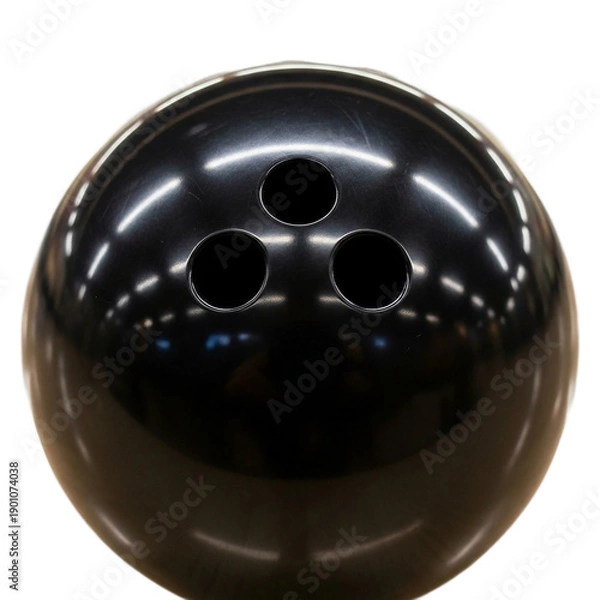 Obraz bowling ball on white background