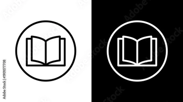 Obraz Book Symbol Icon For Design Elements