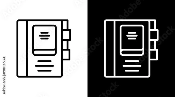 Obraz Book Category Icon For Design Elements