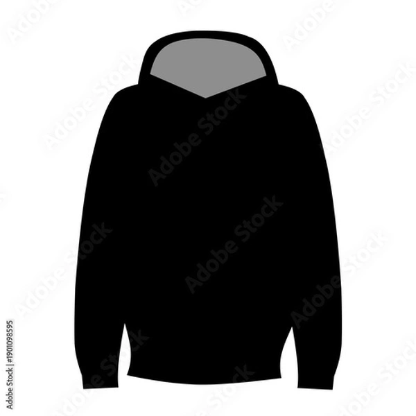 Obraz Winter sweater silhouette vector