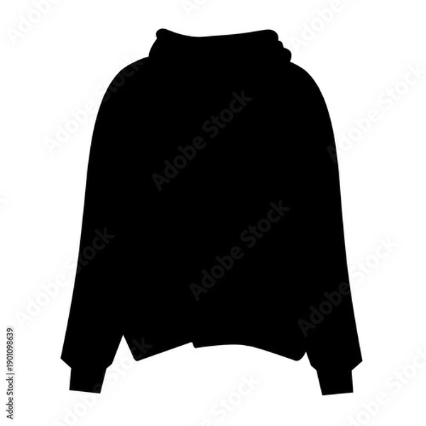 Obraz Winter sweater silhouette vector