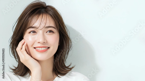 Obraz ナチュラルな女性の美容ポートレート