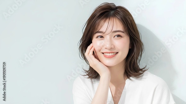 Obraz ナチュラルな女性の美容ポートレート