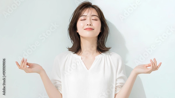 Obraz ナチュラルな女性の美容ポートレート