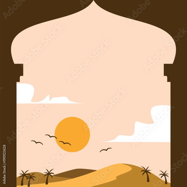 Obraz desert landscape