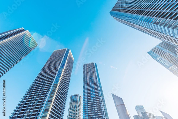 Fototapeta 東京のベイエリアのタワーマンション