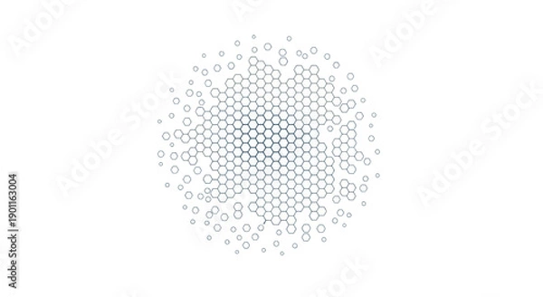 Fototapeta Green and Grey Dotted Pattern Design.