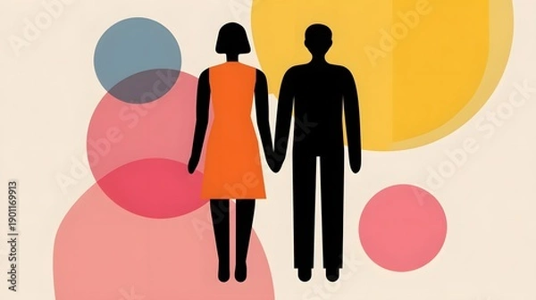 Fototapeta Zero Discrimination Day visual highlighting acceptance and dignity