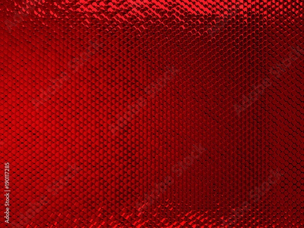 Obraz Scales or squama red texture or metallic background