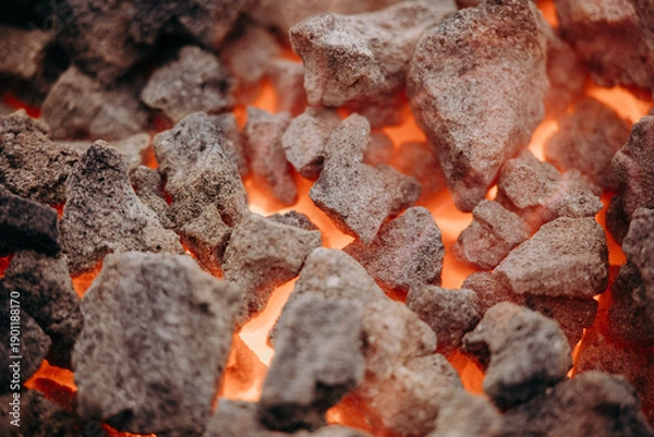 Obraz Palący się węgiel