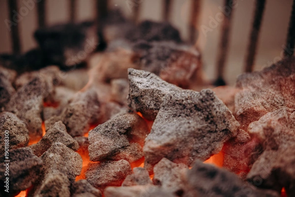 Obraz Palący się węgiel