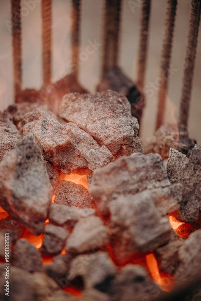 Obraz Palący się węgiel