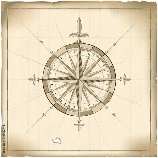 Obraz Old Compass