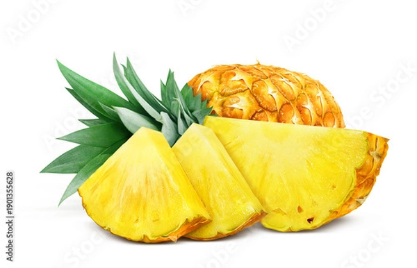 Obraz パイナップル イラスト リアル パイン