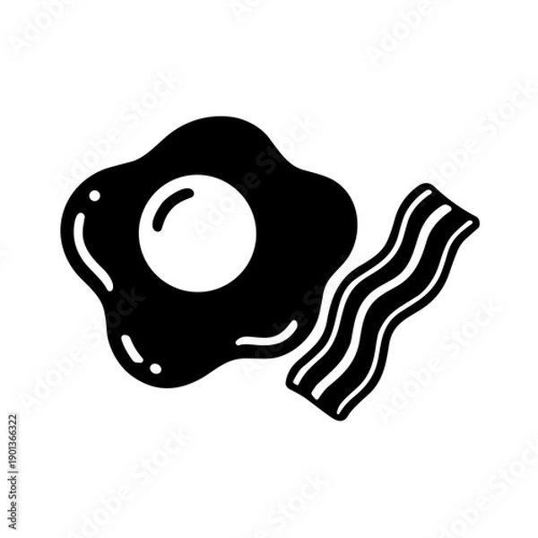 Obraz fried egg on a plate