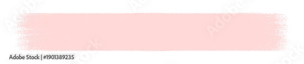 Obraz ラフな手書きのピンクの線 - ブラシでまっすぐに描いた太めのラインのシンプルなデザイン装飾パーツ素材