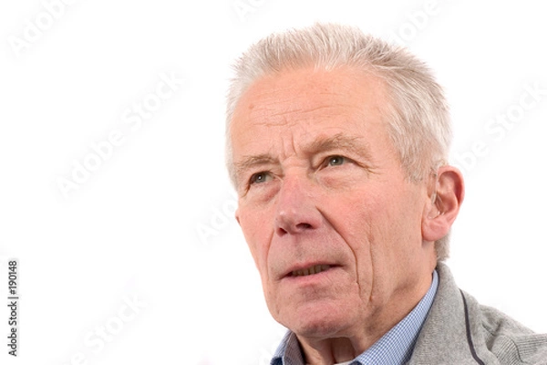 Fototapeta handsome senior man