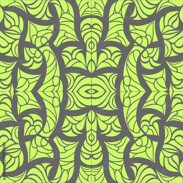 Obraz simple seamless abstract gray green pattern, texture