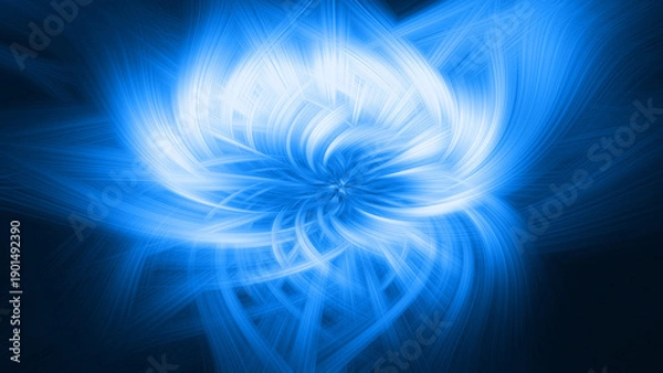 Obraz abstract blue background with rays
