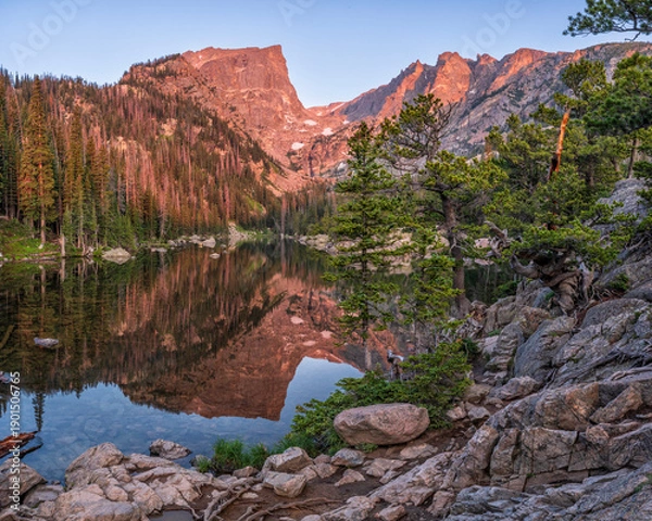 Obraz Dream Lake Tranquil Shore