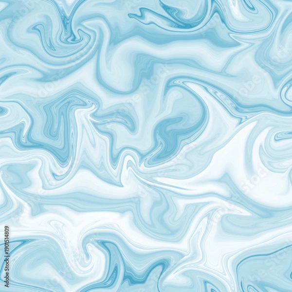 Obraz Blue Swirls Seamless Pattern Background
