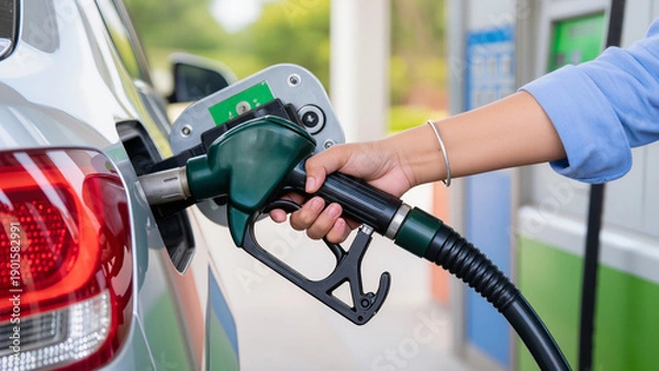 Obraz gas pump nozzle