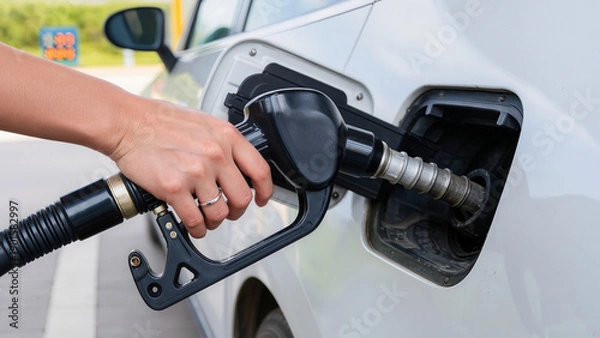 Obraz gas pump nozzles