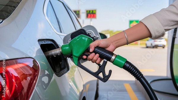 Obraz gas pump nozzles