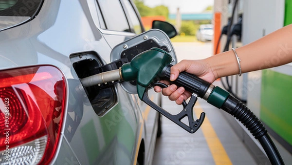 Obraz gas pump nozzles