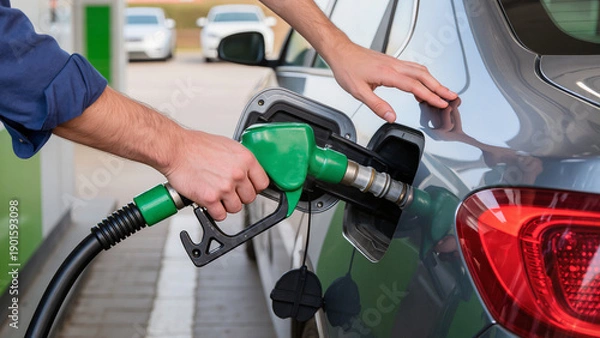 Obraz gas pump nozzles