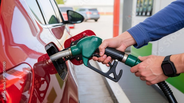 Obraz gas pump nozzles