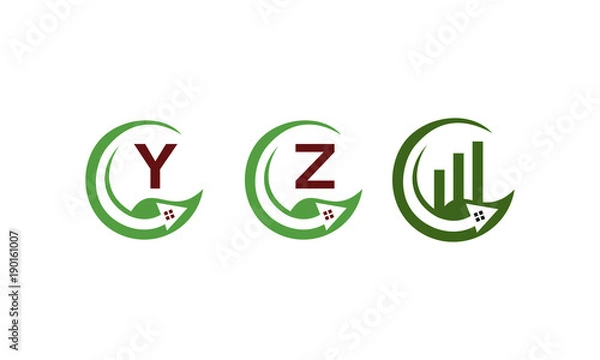 Fototapeta Eco Home Template Set