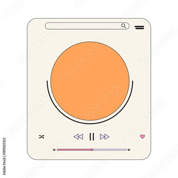 Obraz Music Player UI