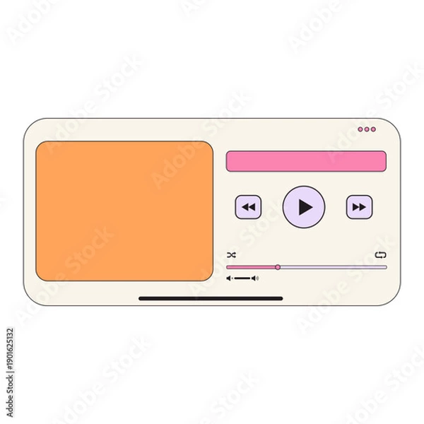 Obraz Music Player UI