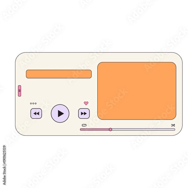 Obraz Music Player UI